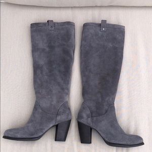 UGG tall gray suede Ava boots - NWOT!!
